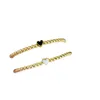Strand Go2boho Fascino a cuore Placcato in oro 18 carati Bracciale con perline Stretch Gioielli da donna Regolabili Regalo di gioielli di moda di alta qualità