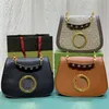 Designer Crossbody Bag Women Flap Shoulder Bags Small Handbags Purse Two Strap Rivet Handle Genuine Leather Magnetic Button Tote Bag