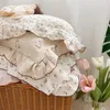 Bedding conjuntos de travesseiros de bebê com estampa floral de algodão na capa do travesseiro nascida na estoja para bebê 30x50cm 48x74cm 230510