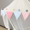 Crib Netting Baby Mosquito Net Bed Luifel Play Tent voor kinderen Kinderen spelen Huis Luifel Bedgordijn voor slaapkamer Girl Princess Decoration Room 230510