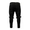 Neue hochwertige Männer Repair Denim Designer Jeans Body Ripped Pennies Washed Street Pocket Zipper Men Paint Sports Jean für Männer