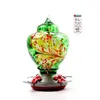 Feeding Hummingbird Water Feeder Bird Feeder AntProof Hook Painted Glass Feeder