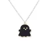 Chains Cute Cartoon Ghost Friendship Couple Pendant Necklaces For Korean Fashion Female Men Friend Lovely Women Jewelry