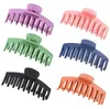 Grampos de cabelo de 4 polegadas antiderrapantes grandes grampos de cabelo de caranguejo para mulheres acessórios de cabelo fino presilhas para meninas presentes-ar