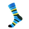 Men's Socks Arrival Mens Cotton Fit For 38-47 EU Size 7.5-12 US Casual Stripe Soft Breathable Winter Summer
