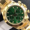 Orologi di marca famosi di alta qualità Rolex 40mm da uomo in vetro zaffiro Oystersteel con scatola verde originale orologio automatico Jason007 15