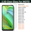 Ny 2023 Premium 2.5D Clear Tempered Glass Phone Screen Protector för Moto Motorola G73 G53 G23 G13 G51 G71S E13 G32 E32 G82 G22 G52 G Play 2023 E22I