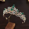 Kristalle Perlen Braut Kopfschmuck Krone Tiara Hochzeit Haarschmuck Frauen Handgefertigte Stirnband Ornamente Weiblicher Abschlussball Kopfschmuck Haarband Kopfbedeckung ZJ19