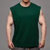 Mens Tank Tops Men Fitness Sports Leisure Training Stretch Breattable Vest Summer Corset Male Gym Casual 230509