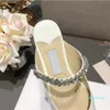 2023 Lady Slippe marque de mode femmes chaussures marque de mode fête de mariage talon sandales en plein air pantoufles classique sandale