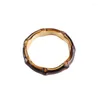 Bangle Nilerun Vintage Unique Handmade Rattan Wood Thick Real Natural Bamboo Root Unisex Bracelet For Couples Men And Women