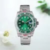 Clean Factory Automatic Watch Roles الكلاسيكية الغواصة المقاوم للصدأ مقاوم المقاوم للصدأ 40 مم Moissanite AAA السيراميك الجديد All Swimming Business De De