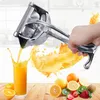 Fruitgroentegereedschap handmatig sap squeezer roestvrijstalen handdruk sinaasappel sinaasappel granaatappel citroen squeezer keuken accessoires 230510