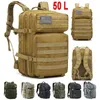 Rucksackrucksäcke Militärischer taktischer Rucksack Großer Assault Pack Molle Bug Out Rucksack Rucksäcke für Outdoor-Wandern Camping Jagd Trekking P230510