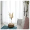 Curtain Modern White Thick Tulle s For Living Room Sheer Bedroom Window Custom Size Readymade Rideaux Pour Le Salon 230510