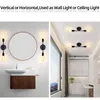 Wandlamp Amerikaans Zwart Dubbele hoofdlampen Goud Gouden Aisle Slaapkamer Industrieel licht Simple Metal SCONCE BADKAMER MIRORROUR