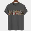 T-shirts pour hommes Chemise à rayures vintage T-shirt pour hommes Été Casual T-shirts à manches courtes Style simple Pull unisexe Sweat surdimensionné Tops amples 230510