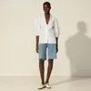 Bluzki damskie koszule bawełniane koronkowe popelowe koszulę 2023 Summer Pure White Women Women Lapel Cardigan Jednodustrony puff rękawów Topwomen