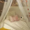 Crib Netting Baby Room Mosquito Net Kid bed curtain canopy Round Crib Netting bed tent baldachin Decoration girl bedroom accessories Dropship 230510