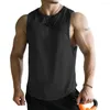 Débardeurs pour hommes col rond sans manches élastique Sport gilet évacuation de l'humidité mince hommes lâche Fitness haut musculation course pulls