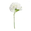 Flores decorativas de 34 cm de seda hidrangeias de buquê artificial Fake for Home Wedding Decoration Indoor Mariage