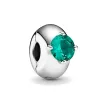 Ciondoli in argento sterling 925 per perline di gioielli Pandora NOVITÀ blu lago ala d'angelo globo viola clip verde oceano fai da te