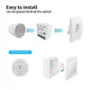 Nouveau Wifi Mini Smart Switch 16A DIY Interrupteurs d'éclairage Maison intelligente sans fil à 2 voies avec Tuya Smart Life EweLink Alexa Alice Google Home