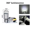 Nowy 10 -x najnowszy W5W LED T10 Light Cob Glass 6000K White Auto Auto Płyta rejestracyjna Lampa rejestracyjna Dome