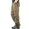 Pantaloni da uomo Tattici Casual da uomo Pantaloni da jogging Tasca multipla Elasticità Pantaloni tattici urbani militari Pantaloni cargo da uomo