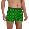 Underpants St Patricks Day Underwear Shamrock Pattern Mens Shorts Briefs Breathable Boxershorts Trenky Printed Plus Size Panties