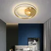 Candelabros Dormitorio nórdico Interior LED Lámpara de techo Moderno Simple Negro Oro Cuadrado redondo Estudio Luz Comedor Lámparas de araña Accesorios
