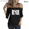 レディースTシャツWill Will Rock You Women Tシャツ夏クイーンロックバンド夏の袖とショルダーストラップ付きの短袖ロックロールT230510