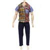 Ken Doll Clothing Fashionable Men'S Doll Clothing Accessories 7 Tops And Pants+15 Sets Of Medical Tools Diy Children'S Dressing Game