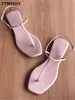 Pantofole Sandali da spiaggia da donna piatti casual Infradito Estate T-strap Morbido cinturino alla caviglia da donna Vacanza al mare per ragazze 230510