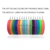 Jelly Sile Wristband Bracciale Sport Casual Donna Uomo Colore puro Per donne semplici Uni Can Custom Drop Delivery Jewelry Brace Dhgarden Dh8Cq