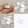 Charms 500Pcs / Lot Antique Sier Plaqué Bff Charme Pendentifs Pour Bracelet Bijoux Accessoires Faire Diy À La Main 18X9Mm Meilleurs Amis Dr Dhpvo