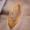 Braccialetto 1 pz Braccialetti da donna Colore oro Semplice matrimonio Sposa Africa Bracciale Gioielli femminili