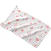 Baby Towels 100% Cotton Gauze Newborn Burp Cloths Muslin Baby Face Towels Baby Bath Wrap Infant Boys Girls Washcloth 30 Designs 10pcs DW4154