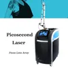 Klasa medyczna Profesjonalna 500PS Picosecond Laser Tattoo Maszyna usuwania optymalne długości fali Lazer Warunki pigmentowe leczenie plamki