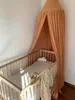 CRIB NETTING BOMULL Baby Canopy Mosquito Children Room Decoration Crib Netting Baby Tent Cotton Hung Dome Baby Mosquito Net Pography Props 230510
