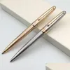 Gelpennor Yamalang Brand Siery Trim Metal 163 Office Business Writing Pen Rainless Steel Lines Mönster Serienummer Bollpunkt Drop DH8DW