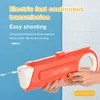 Sand Play Water Fun Electric Automatic Water Gun Continu Launch Water Gun Toy Max 9m Launch Distance Water For Children Kids