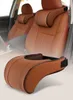 Cushions New 1PCS Memory Foam Adjustment Car Headrest Pillow PU Leather Auto Neck Rest Lumbar Pillows Travel Car Seat Headrest Cushion