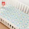 Yatak Setleri Goodbaby Bebek Takılı Beşik Çarşaf Yatak 70x130 Cm Yatak Kapağı Pamuk Bebek Standart Beş ve Toddler Yataklar için Değişen Pad 230510