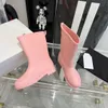 2023 Designer women's rainboots luxury CE's Waterproof boots fashion design for women vantage shoes summer Mixed Colors women rain boot shoe size35-40