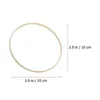 Flores decorativas 20 PCSDecorative Diy Christmas Wreath Nativity Dream Catcher Tool Circle Tool Bamboo Hoops Ring Ring Wood Quilting