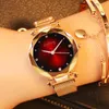 Relojes de pulsera Gogoey Top Brand Rose Gold Mujeres Reloj de pulsera Relojes de cristal de lujo Reloj Zegarek Damski