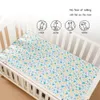 Yatak Setleri Goodbaby Bebek Takılı Beşik Çarşaf Yatak 70x130 Cm Yatak Kapağı Pamuk Bebek Standart Beş ve Toddler Yataklar için Değişen Pad 230510