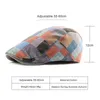 Bérets hommes femmes classique angleterre Style Plaid casquettes décontracté unisexe sport coton chapeaux Boina Casquette casquette plate peintre