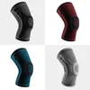 Knädynor Professionell komprimering Brace Support Protector Sport Kneepads Silikon för basketfotboll Running